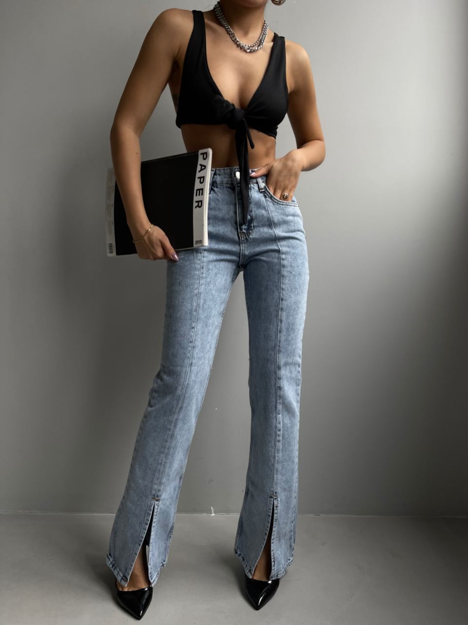 PANTALON DENIM DESGASTADO